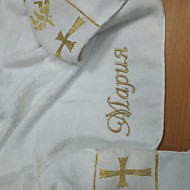 Вышивка на крестильном полотенце